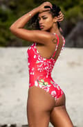 Miniatyrbillede 3 af 9: YesX YX978 One Piece Swimsuit Pink