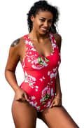 Miniatyrbillede 8 af 9: YesX YX978 One Piece Swimsuit Pink
