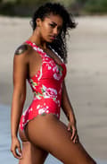Miniatyrbillede 2 af 9: YesX YX978 One Piece Swimsuit Pink