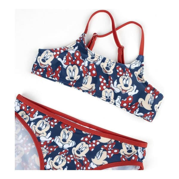 Bikinitrosa För Flickor Minnie Mouse Röd - 6 år