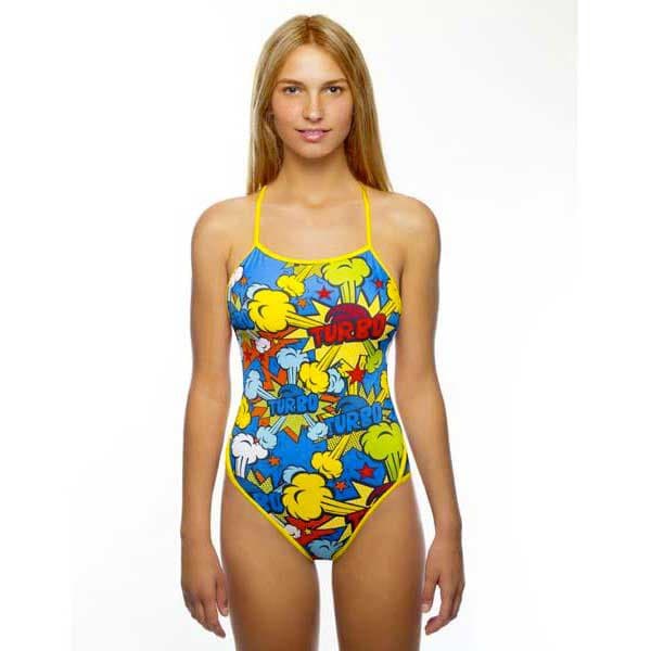 Turbo Uimapuku Pop Monivärinen 2XL Nainen