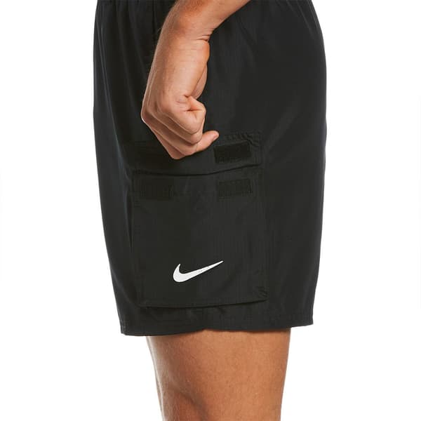Nike Swim Badbyxor Belt 5´´ Svart S Man