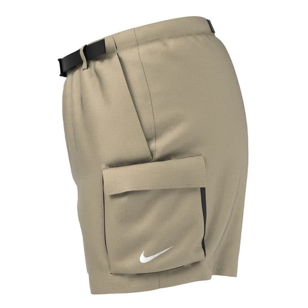 Nike Swim Uimahousut Belted Packable 5´´ Volley Beige L Mies