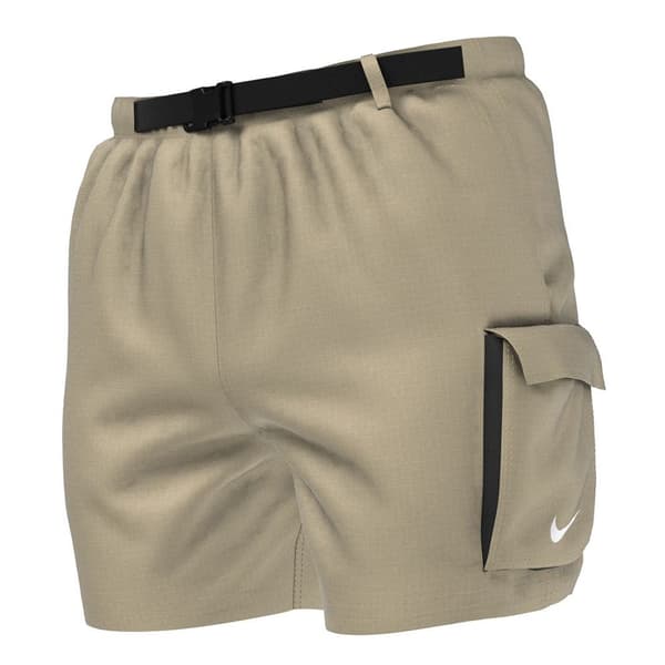 Nike Swim Uimahousut Belted Packable 5´´ Volley Beige L Mies