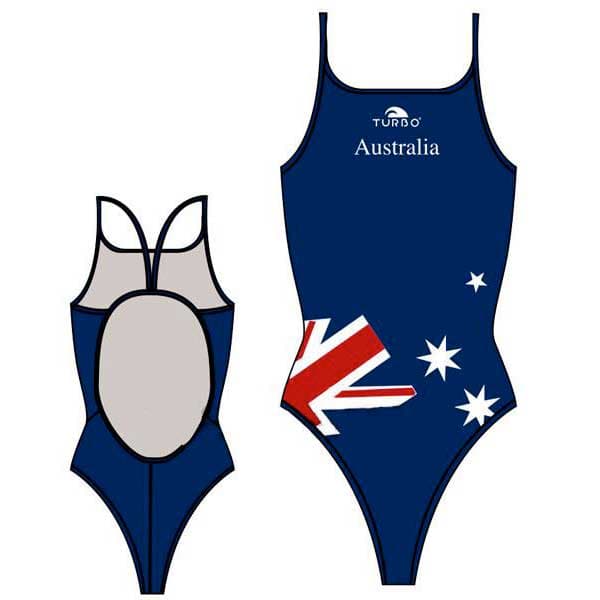 Turbo Badedragt Australia Blå L Kvinde