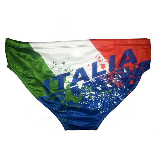 Turbo Simning Kalsonger Italia Splash Blå 4XL Man