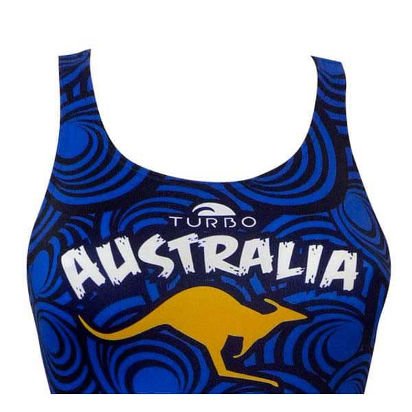 Turbo Baddräkt Australia Pro Resist Blå XL Kvinna