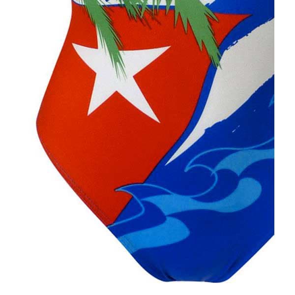Turbo Baddräkt Cuba Palmera Flerfärgad 9-10 Years Flicka