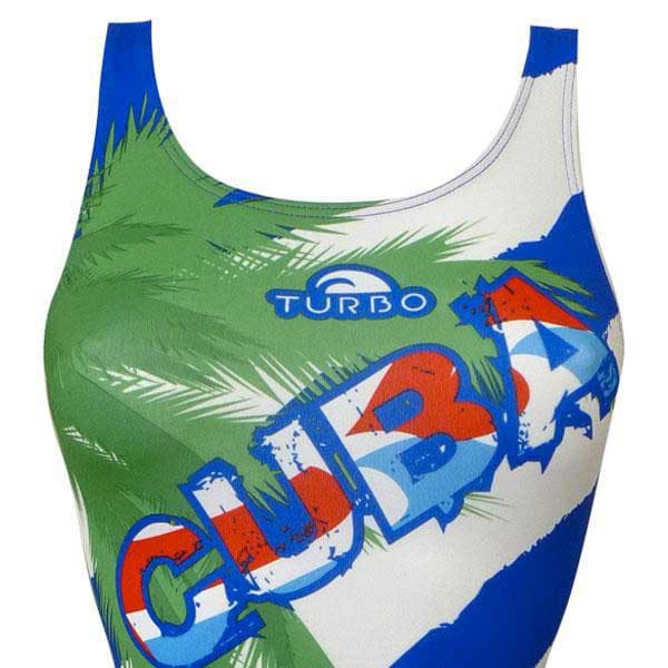 Turbo Baddräkt Cuba Palmera Flerfärgad 9-10 Years Flicka