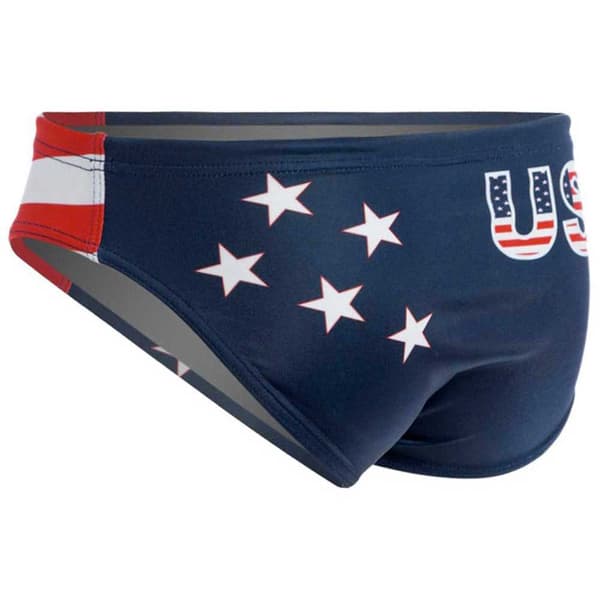 Turbo Uimahousut Usa Punainen,Sininen 3XL Mies