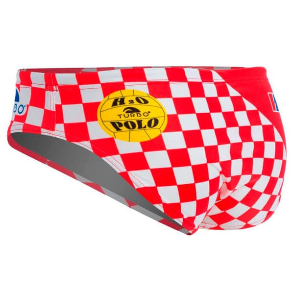 Turbo Uimahousut Croatia Punainen,Valkoinen M Mies