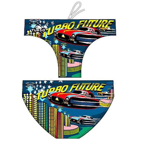 Turbo Simning Kalsonger Future Waterpolo Flerfärgad 2XL Man