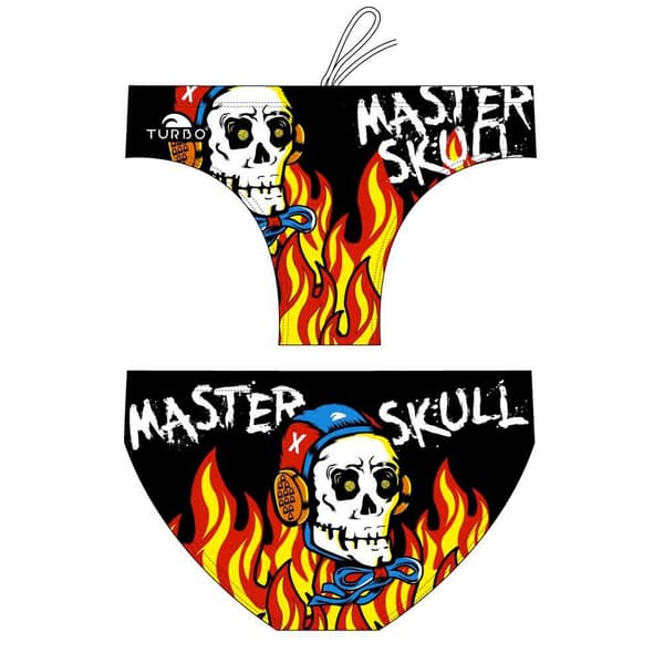 Turbo Uimahousut Master Halloween Skulls Musta M Mies