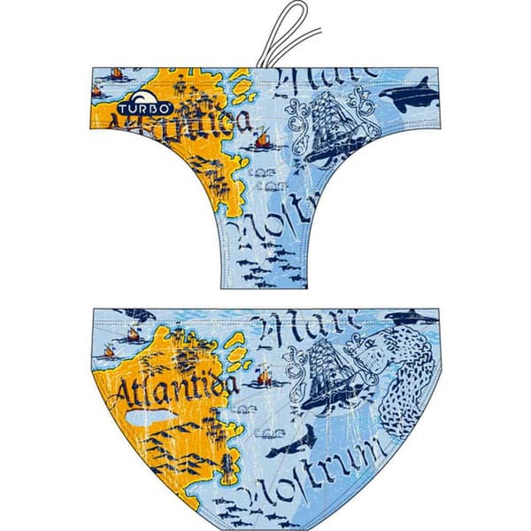 Turbo Uimahousut Atlantida Oranssi,Sininen 3XL Mies