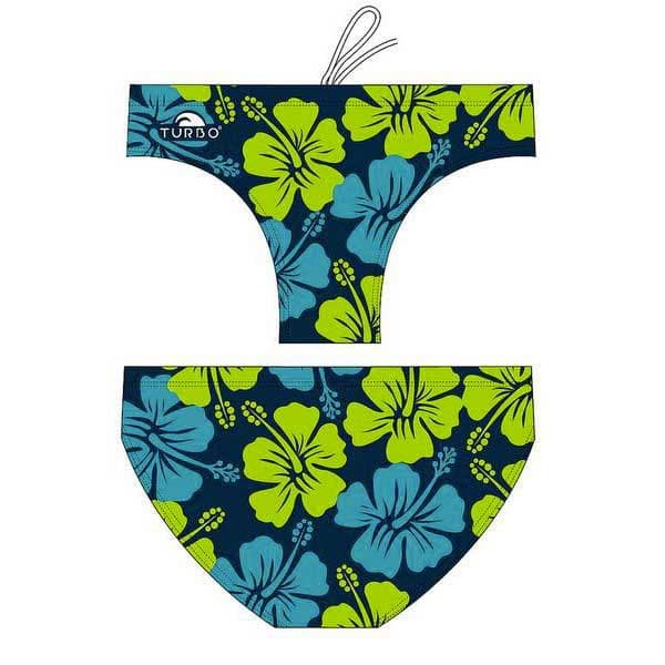 Turbo Simning Kalsonger Surf Flower Blå 2XL Man