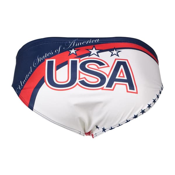 Turbo Uimahousut Usa 2012 Valkoinen,Sininen 5XL Mies