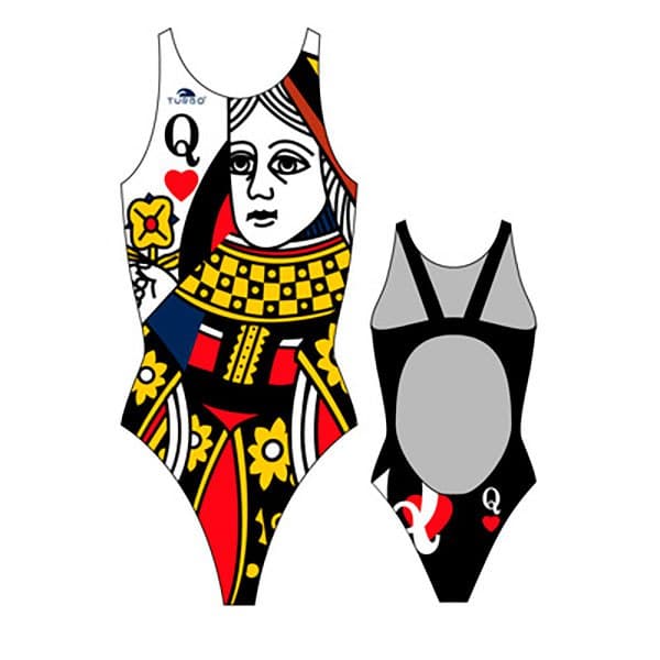 Turbo Badedragt Queen Of Hearts Flerfarvet M Kvinde