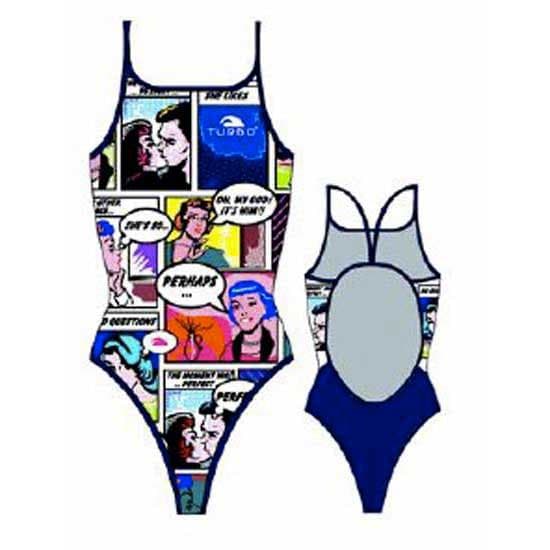Turbo Badedragt Comic 891802 Flerfarvet S Kvinde