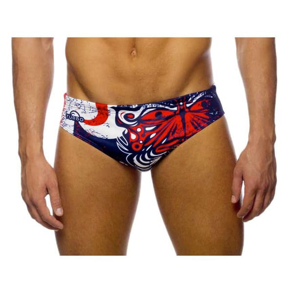 Turbo Simning Kalsonger Maori Flags Röd 2XL Man