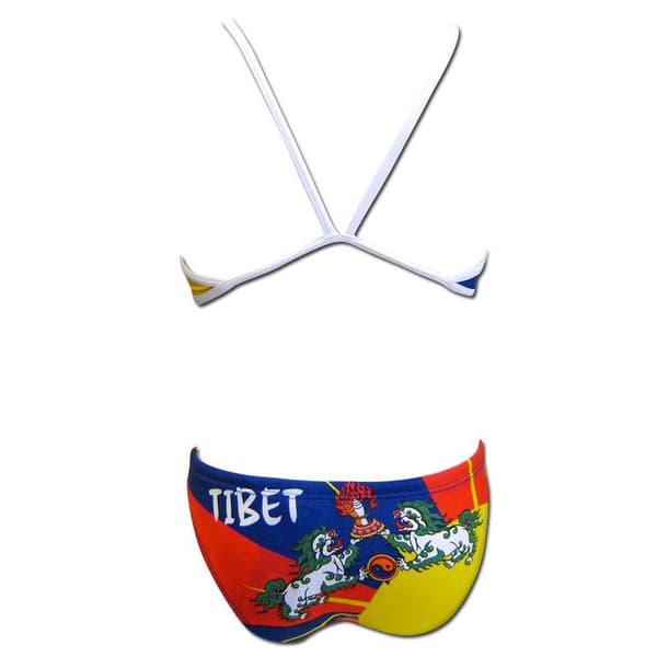 Turbo Tynd Bikini Med Rem Tibet Flerfarvet 7-8 Years Dreng