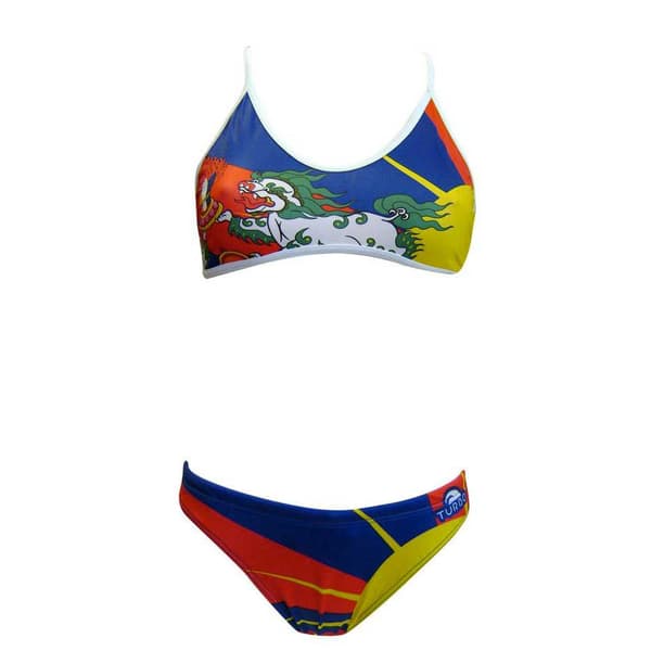 Turbo Tynd Bikini Med Rem Tibet Flerfarvet 7-8 Years Dreng