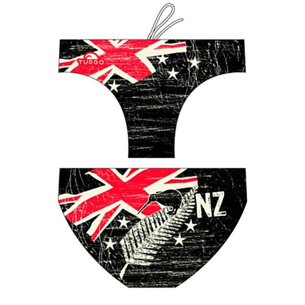 Turbo Uimahousut New Zealand Vintage 2013 Waterpolo Musta M Mies