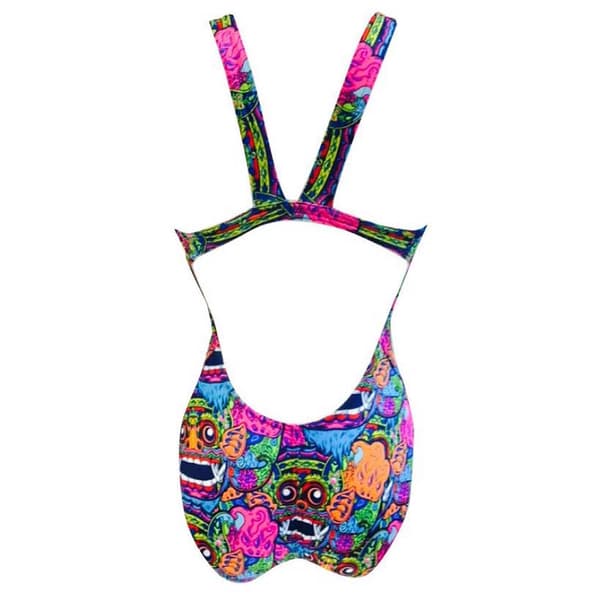 Turbo Badedragt Bali Tribal Flerfarvet 5XL Kvinde