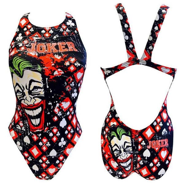 Turbo Badedragt Joker Cards Flerfarvet 5XL Kvinde