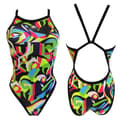 Pikkukuva 2 / 2: Turbo Uimapuku Geo Abstract Monivärinen 2XL Nainen