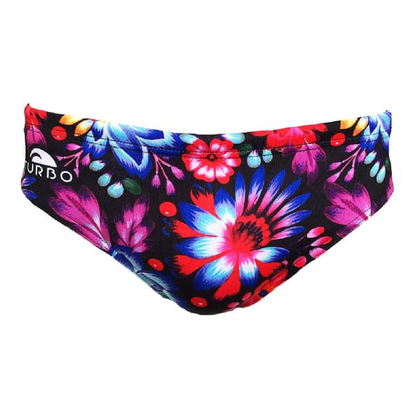 Turbo Svømning Kort Flower Flerfarvet 5XL Mand
