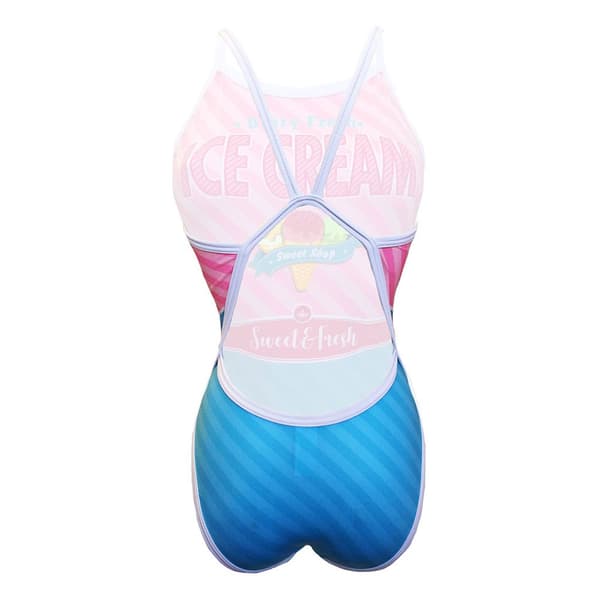 Turbo Badedragt Revolution Sweet&fresh Blå,Rosa S Kvinde