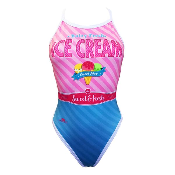 Turbo Badedragt Revolution Sweet&fresh Blå,Rosa S Kvinde