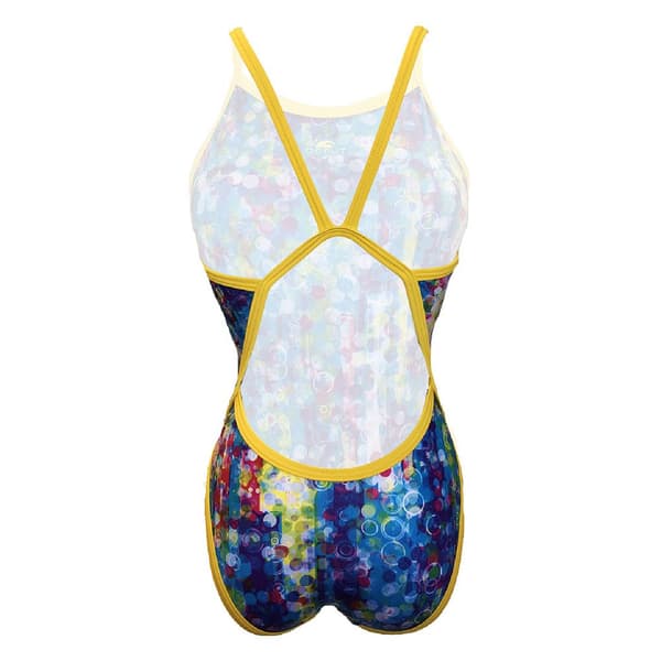 Turbo Badedragt Dots Blå 2XL Kvinde