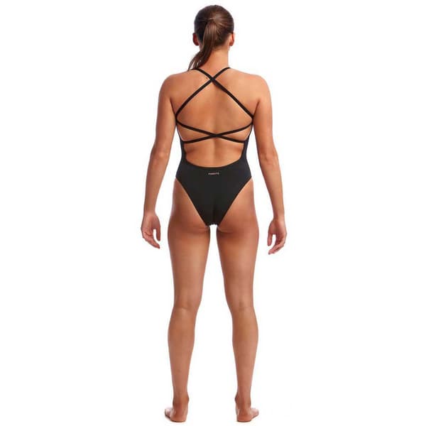 Funkita Badedragt Strapped In Sort AUS 16 Kvinde