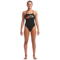 Miniatyrbillede 2 af 7: Funkita Badedragt Strapped In Sort AUS 16 Kvinde