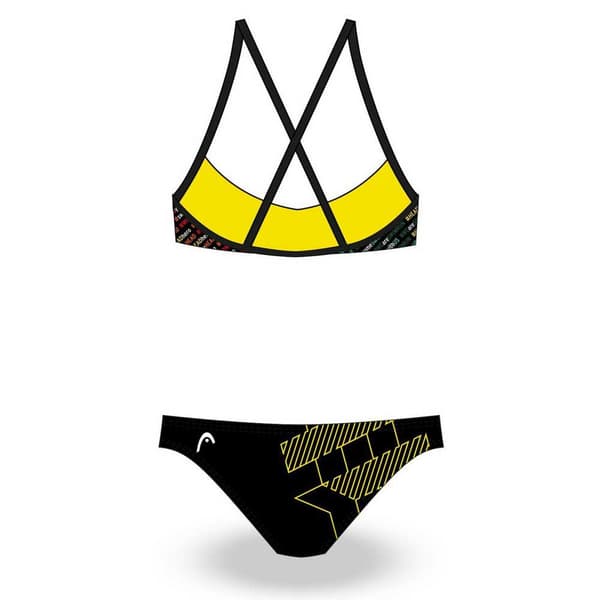 Head Swimming Bikini Team Printed Low Svart 8 Years Pojke