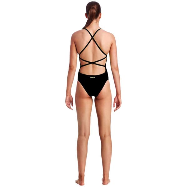 Funkita Badedragt Strapped In Sort AUS 16 Kvinde