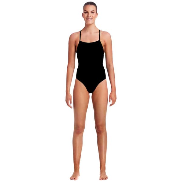 Funkita Badedragt Strapped In Sort AUS 16 Kvinde