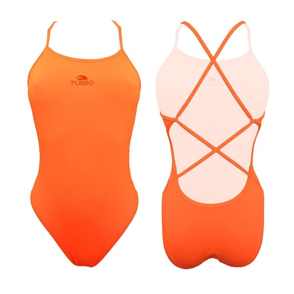 Turbo Badedragt Patron Sirene Orange M Kvinde