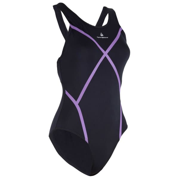 Aquasphere Badedragt Capri Sort FR 48 Kvinde