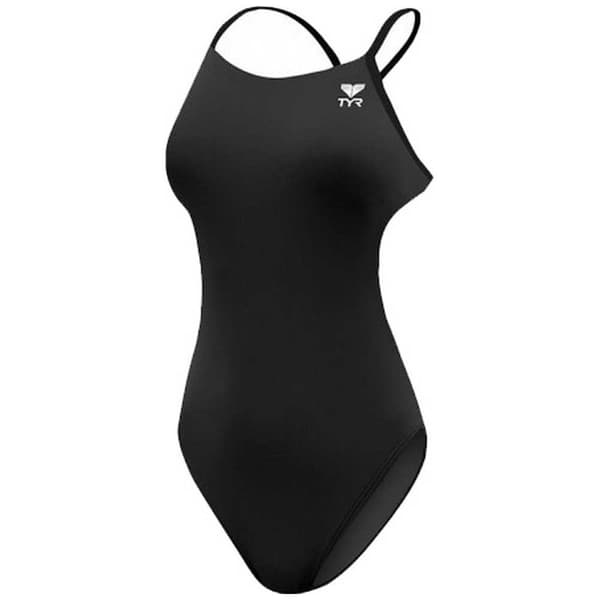 Tyr Badedragt Durafast Elite Solid Cutoutfit Sort 40 Kvinde