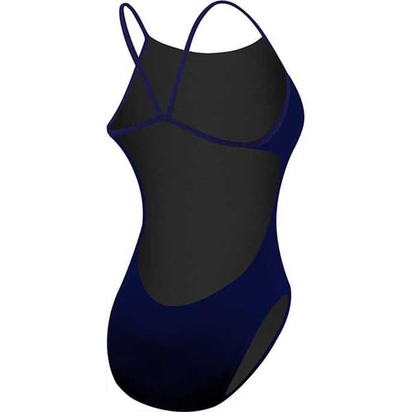 Tyr Badedragt Durafast Elite Solid Cutoutfit Blå 38 Kvinde