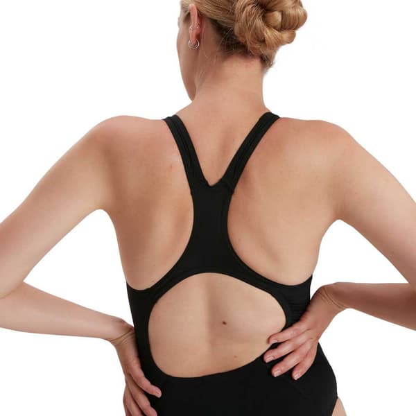 Speedo Badedragt Eco Endurance+ Medalist Sort UK 34 Kvinde