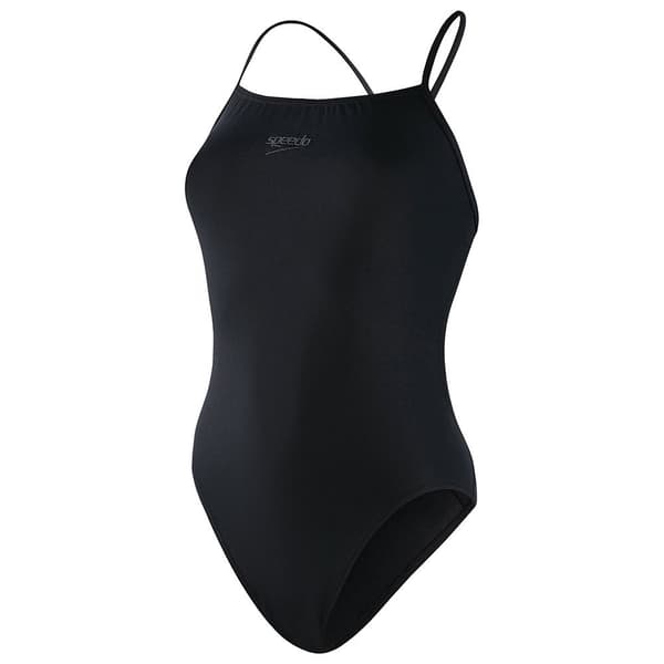 Speedo Badedragt Eco Endurance+ Thinstrap Sort UK 30 Kvinde