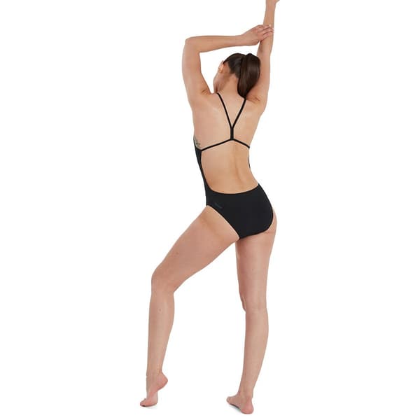 Speedo Badedragt Eco Endurance+ Thinstrap Sort UK 30 Kvinde