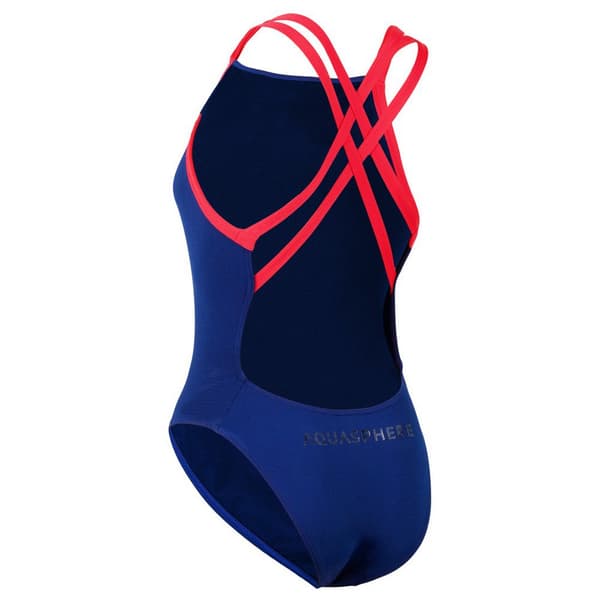 Aquasphere Badedragt Essential Open Back Blå FR 48 Kvinde