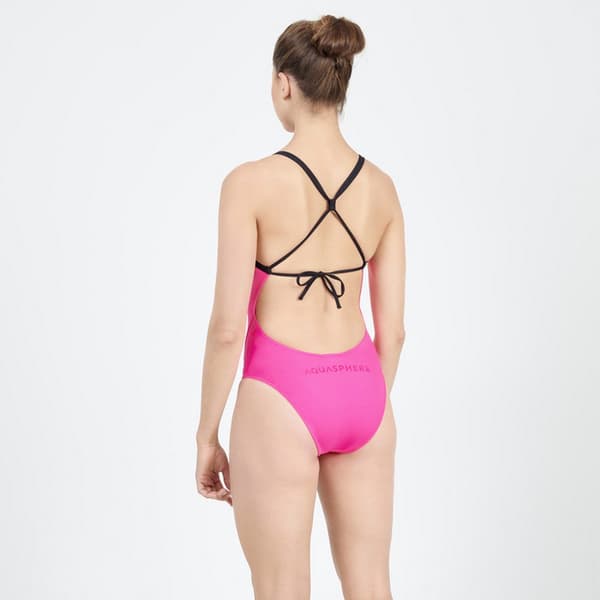 Aquasphere Badedragt Essential Tie Back Rosa FR 34 Kvinde