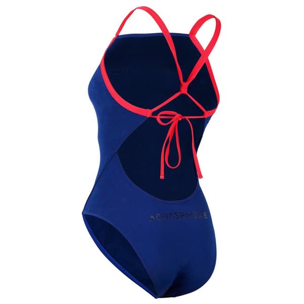 Aquasphere Badedragt Essential Tie Back Blå FR 44 Kvinde