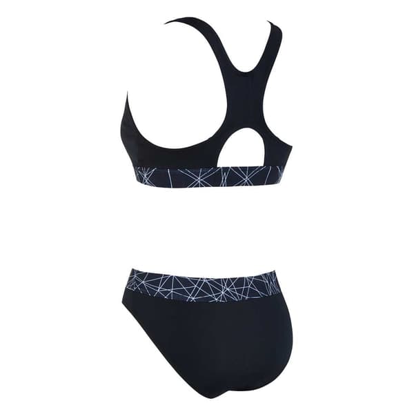 Zoggs Badedragt Actionback 2 Piece Sort 36 Kvinde
