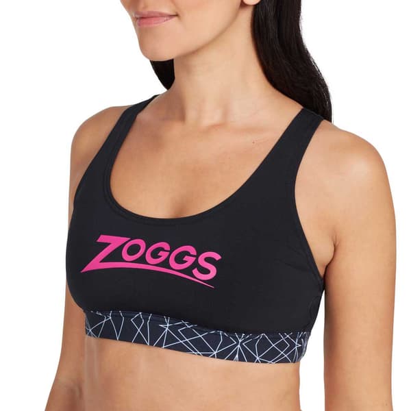 Zoggs Badedragt Actionback 2 Piece Sort 36 Kvinde